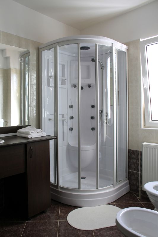 Modern Walk-in Shower with Glass Walls