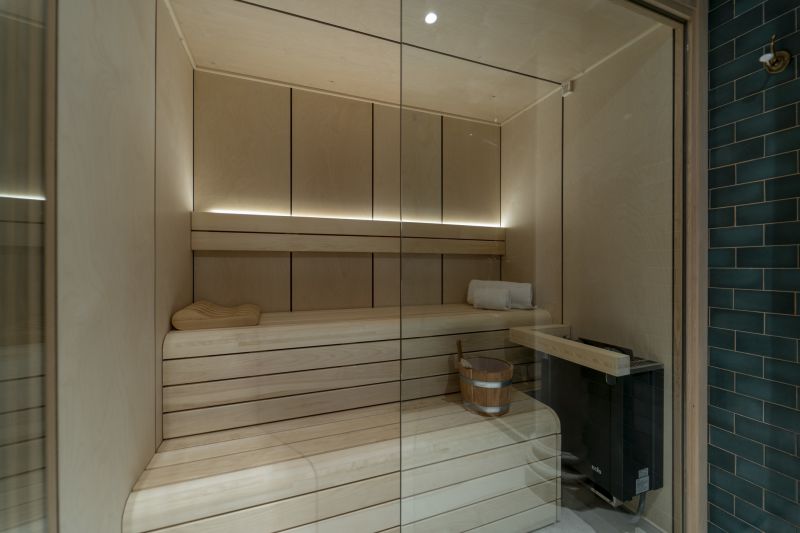 Walk-in Shower with Built-in Bench
