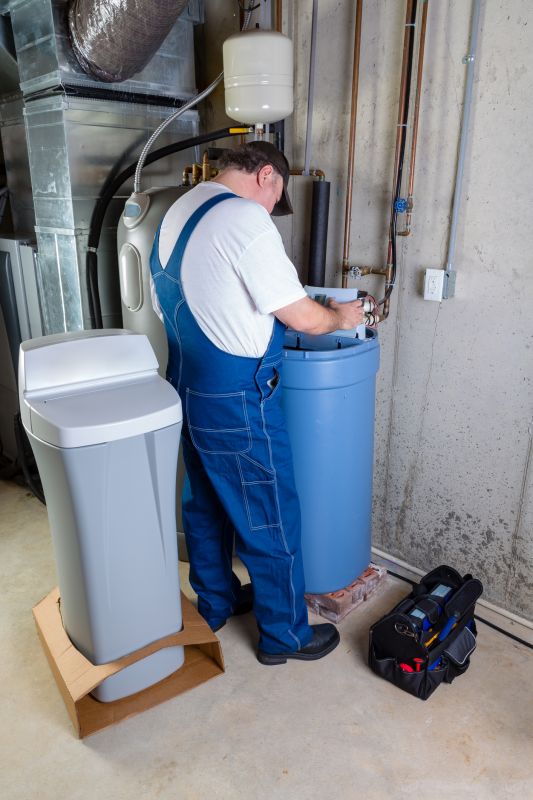 Water Softener System Installation Site